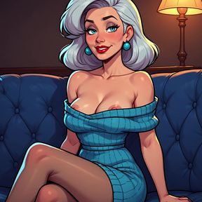 Classy Cartoon Matures Tits Out