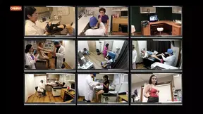 Ditria Rose's Side Boob Exposed in Medical Exam