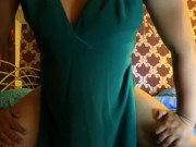 18yr old crossdresser rides dildo (Me)