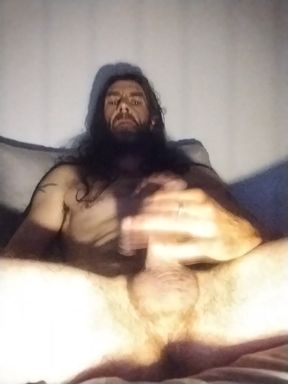 Little stroke of the cock