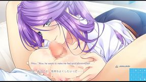 Hentai Anime Couple Enjoy Intense Sex In The Pure Song Garden Paradise