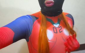 Extra: Happy Thursday! Trans Girl Asuka Cosplay Anal Fucked by Veiny Dildo