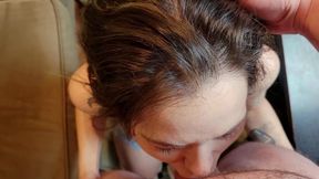 Spank Me Stepdaddy and Fuck My Face! Great Face Fuck