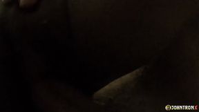 JohnTronX - Hot shower blowjob and standing sex with a perfect slim Asian babe