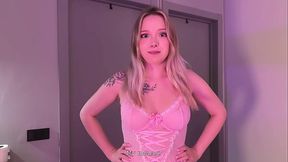 &quot_Quiet, My Boyfriend Will Hear!&quot_ - Busty Roommate Covered in Cum | Hard Fuck, Facefuck, Anal Plug