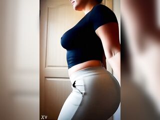 Voluptuous and fiery mother I'd like to fuck seduces u with her irresistible curves - AI generated