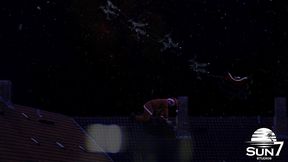 fucking the hot blonde that santa claus got as a gift, a fuck on this beautiful christmas night - frotinha and lary lacerda