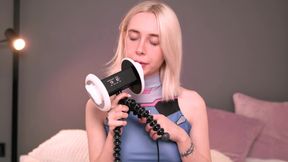 ASMR gamer girlfriend will click your keyboard - Mia Delphy