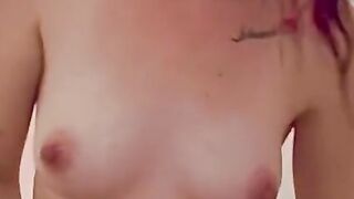 Hottie mom makes herself cum inside the shower