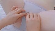 Using my penis to touch her fleshy lips