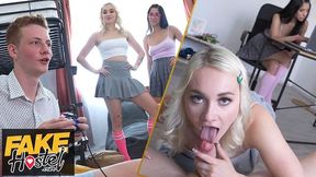 Fake Hostel featuring Marilyn Sugar's blowjob xxx