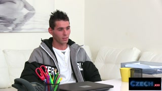 CZECH XXX - Nervous Czech Stud Blushes During Casting Couch Sex