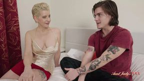 58yo mature MILF Bobbi Shay rides her boyfriend