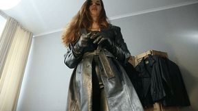 My perfect 5 leather jackets with long gloves AVI