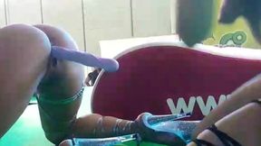 liz rainbow and harli quinn - live show lesbian chemistry (part 2)