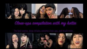 Smoking close-ups compilation with my hottie