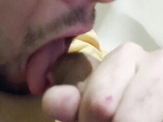 Self Suck My Tiny Dong and Cumshot