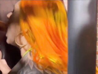 Pair exchange at the swingers club! Gloryhole and sex swing joy