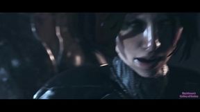 Batgirl gets her ass fucked by Catwoman