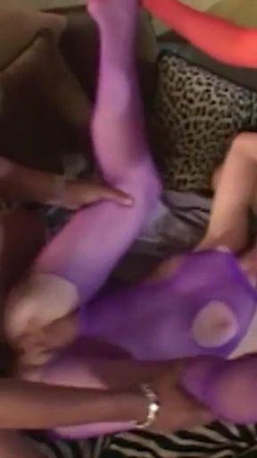 Sensual Lady Cum in Mouth Play After Steamy Bisexual Threesome with Vigorous BBC Satisfaction Rod.