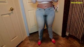 milah romanov curvy jeans wetting omorashi