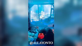 Romantic section during storm with big ass Latina 18+ fucked by tattooed skinny guy Spectacular porn