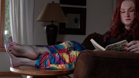 Blue Colored Pantyhose Yearning, 1st