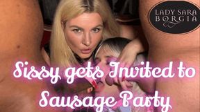 Sissy gets Invited to Sausage Party (720p)