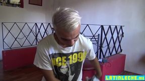 Blond Twink Lets Latino Slide His Raw Knob Inside Him - Gay