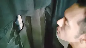 Hunk Visits My Gloryhole To Unload 3 Days Cum