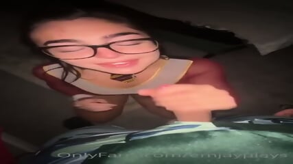 Hot nerdy brunette fucking her man in POV