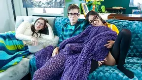 Competitive stepsisters make a bet and lose control trying to win the damn game