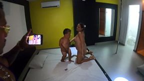 An&#x00ED;lio Zezinho Teves and hot Paty Butt&#x1F351; enjoy steamy moments Directed by Nego Catra