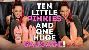 Ten Little Pinkies and One Huge Sausage By Ruby Onyx