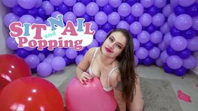 Alice : Sit and Nail Popping Party - 4K