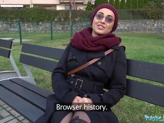 Public Agent Afghan gal pays to bang a large knob