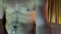 Hairy, Athletic John Mcloa Jerks Off