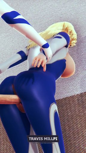 Invisible Woman Is Getting Fucked with Elastic Dick. Parody