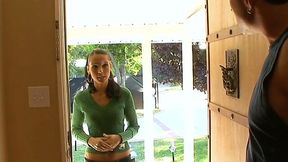 Whorish nextdoor girl Jennifer Dark is in the mood for crazy anal sex