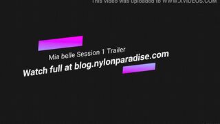 New Camgirl Mia Belle Session one Trailer - African tights