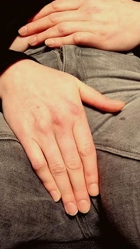 Moaning from extreme pee desperation, wetting, and masturbating