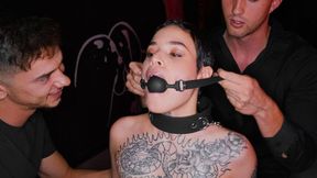 Submissive Saba Enjoys Intense BDSM Threesome Submission