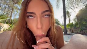 petite horny salome cllout on my pov