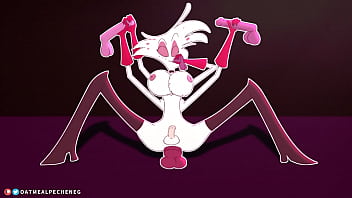 Spider Transgender from Hazbin series  enjoyed some dicks