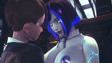Kara Lesbian fun with Demi - Subverse & Detroit: Become Human Crossover Hentai Parody