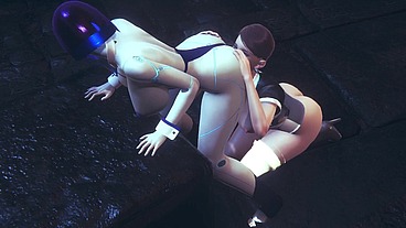 Kara Lesbian fun with Demi - Subverse & Detroit: Become Human Crossover Hentai Parody