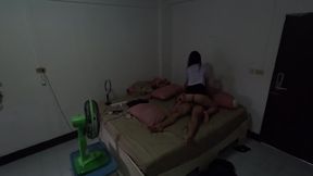 High angle Camera with College Girl