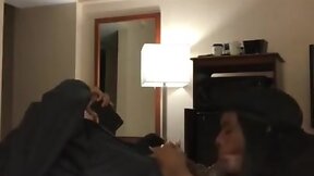 T-Chick giving loud sloppy bj