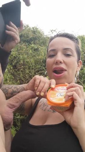 MAMADA Y CORRIDA EN LA CARA