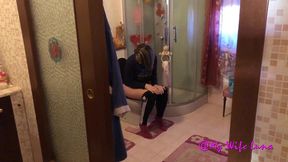 luna wants to start the day by teasing markus s cock